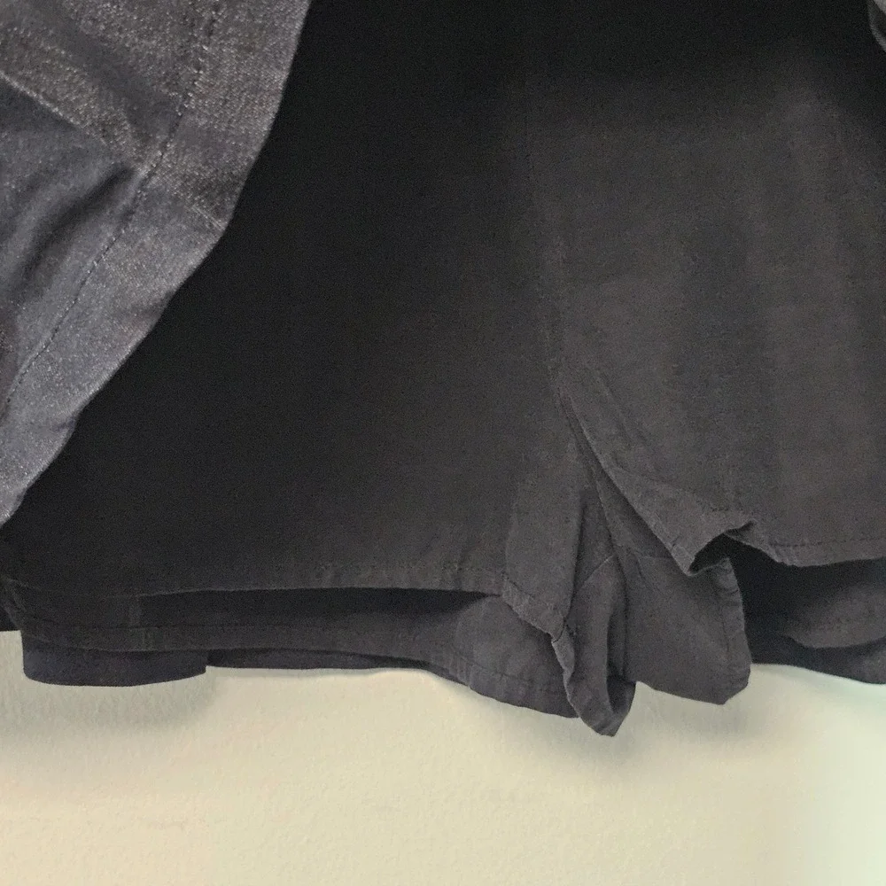 Zara pleated denim
